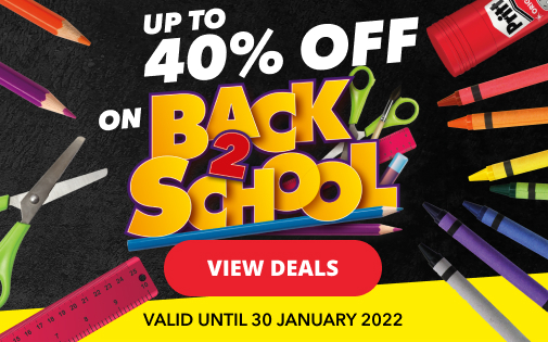 UP TO 40% OFF BACK TO SCHOOL SAVINGS