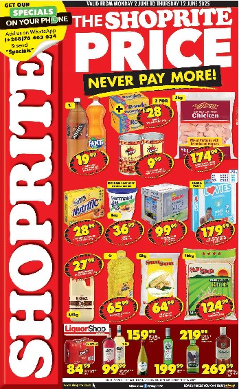 specials leaflet