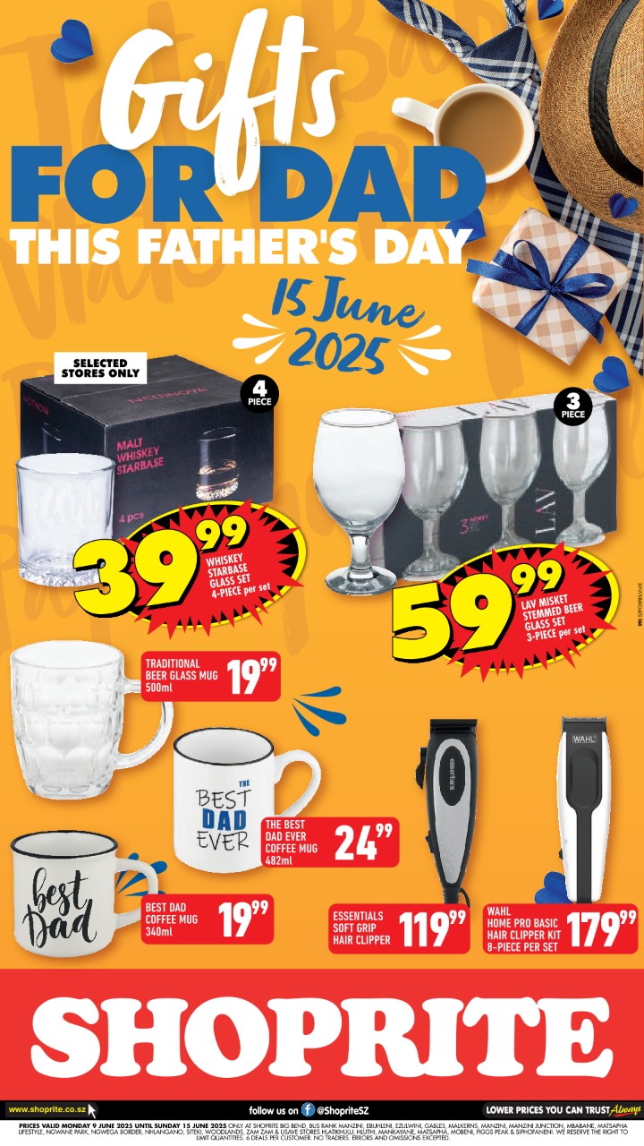 specials leaflet